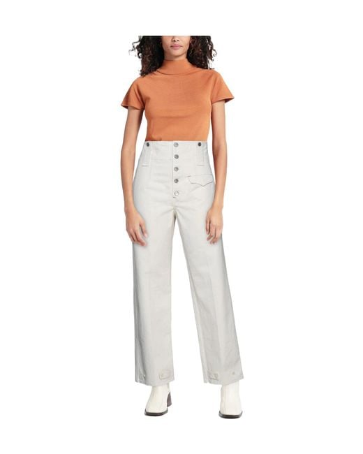 Isabel Marant White Denim Trousers
