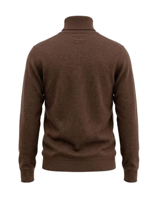 Drumohr Brown Turtle Neck for men