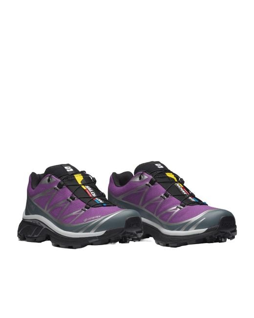 Salomon Lab Purple Salomon Xt-6 Gore-Tex Lace-Up Sneakers for men