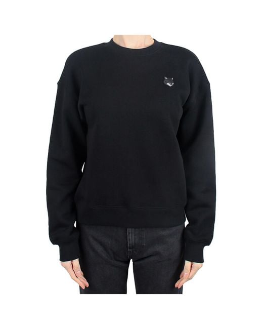 Maison Kitsuné Black Bold Fox Head Patch Comfort Sweatshirt