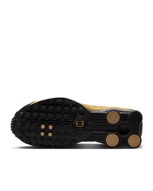 Nike Brown Shox R4 Lace-Up Sneakers