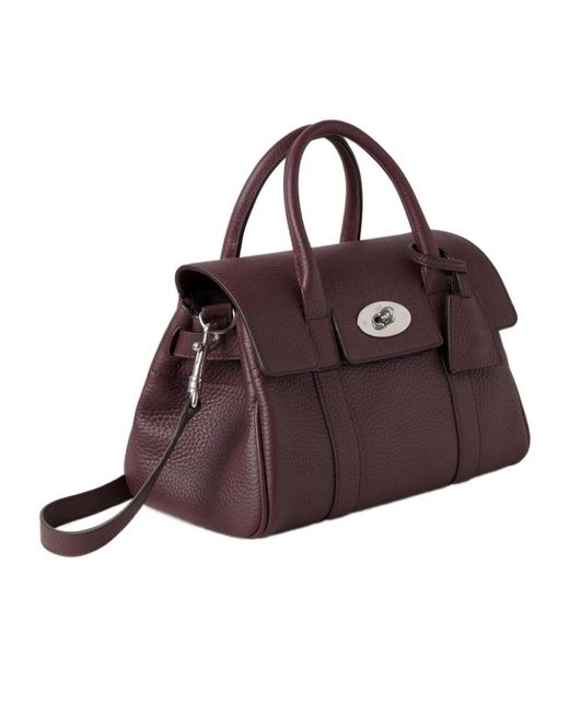 Mulberry Purple Bayswater Satchel