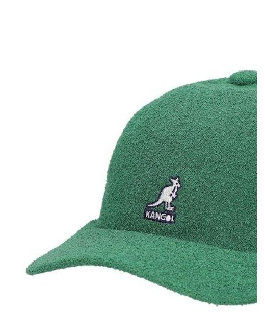 Kangol Green Logo Baseball Hat for men