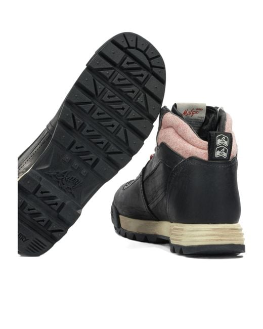 Autry Black Malga Lace-Up Boots