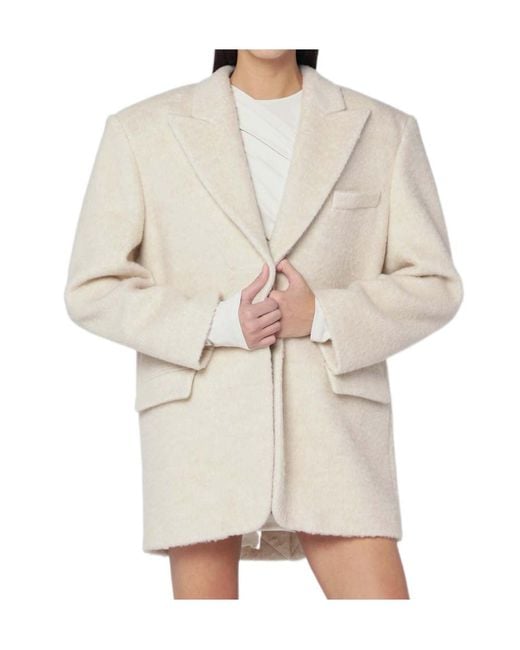 ANDAMANE White Oversized Jacket