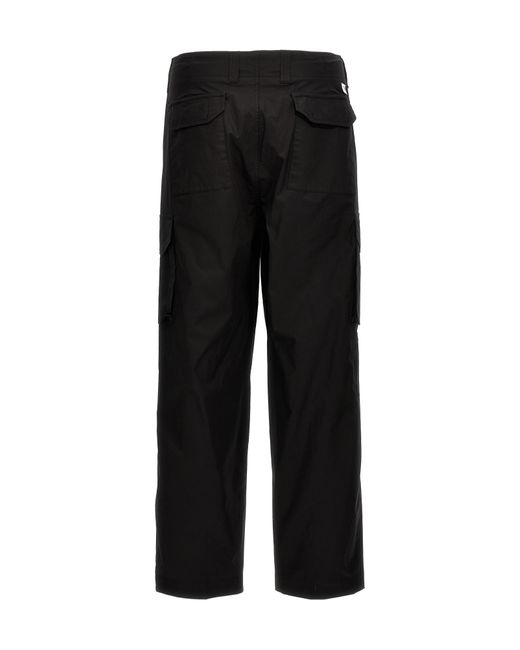 Department 5 Black Fleet Utility Trousers for men