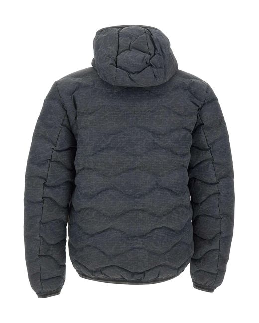 Blauer Usa Gray Blauer Wax Wave Down Jacket for men