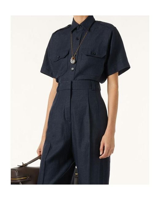 Loro Piana Blue Neo Annalisa Shirt