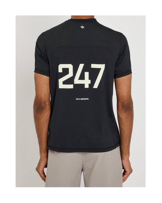 Represent Black Logo Crew Neck T-Shirt for men