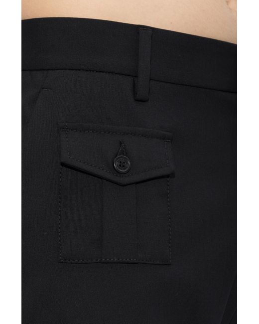 DSquared² Black Utility2 Cargo Pants for men