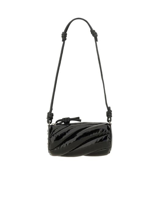 Fiorucci Black Zippered Shoulder Bag