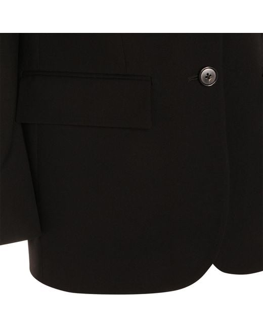 The Row Black Wool Blazer