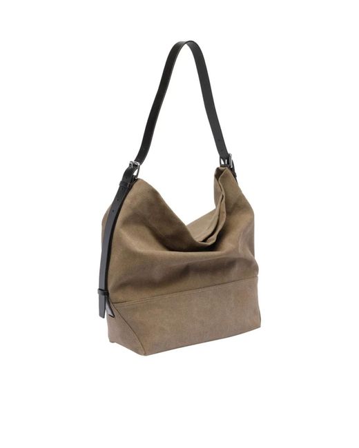 Lemaire Gray Zip-Up Top Handle Bag