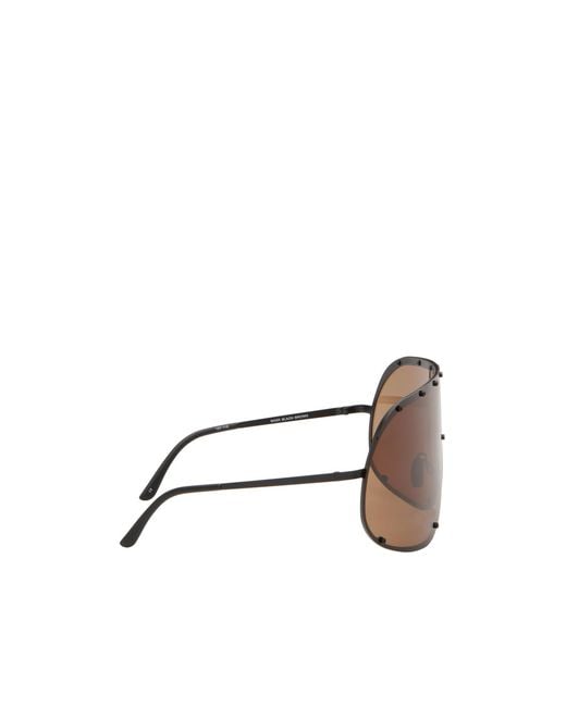 Rick Owens Multicolor Shield Frame Sunglasses for men