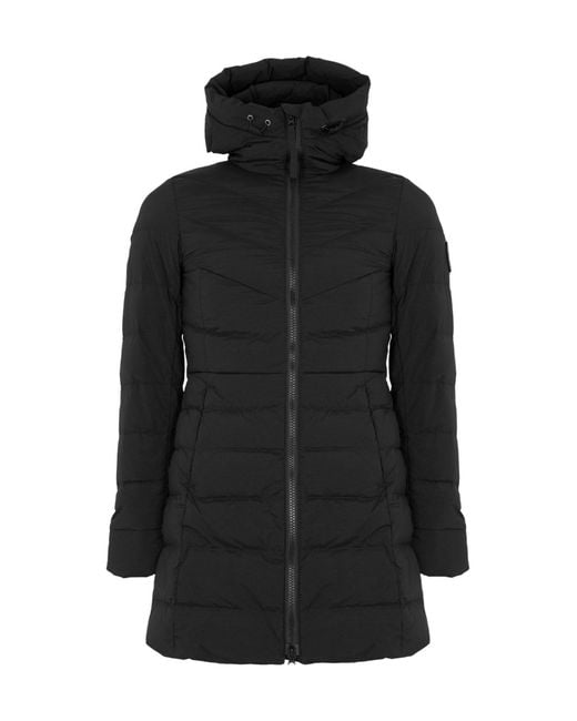 Canada Goose Black Hooded Down Jacket