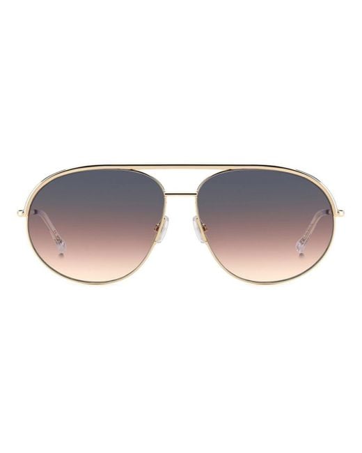 Isabel Marant Gray Pilot Frame Sunglasses
