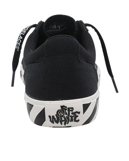 Off-White c/o Virgil Abloh Black Vulcanized Low-Top Sneakers for men