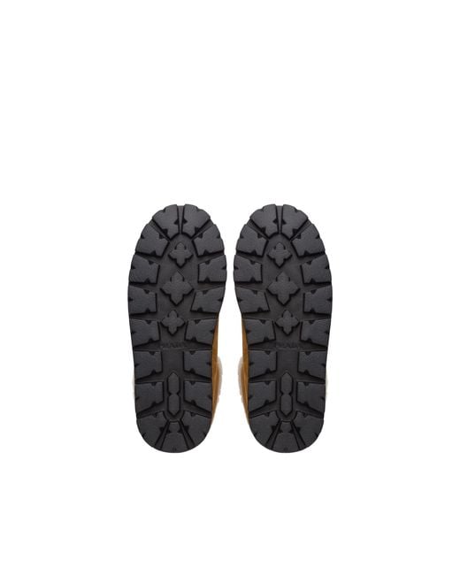 Prada Brown Shearling Booties for men