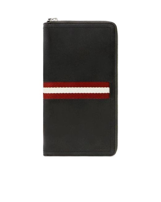 Bally Black Logo Wallet for men
