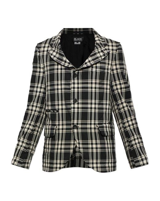 Comme des Garçons Black Long-Sleeved Suit Jacket for men