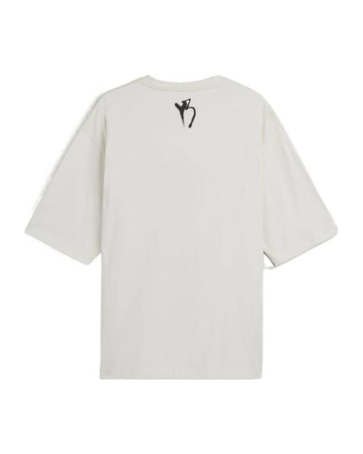 Y-3 White Chito Graphic Short-Sleeve T-Shirt for men