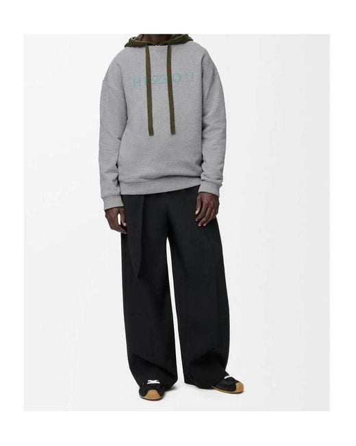 Loewe Gray Sweatshirt En Coton for men