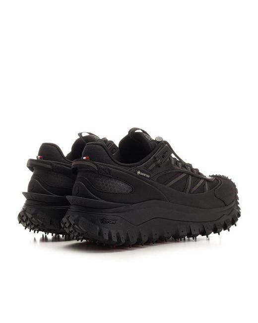 Moncler Black Trailgrip Gtx Low-Top Sneakers