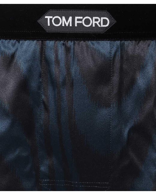 Tom Ford Blue Logo Underwear for men