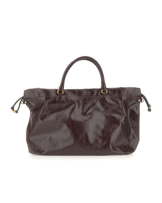 Gianni Chiarini Brown Morgana Top Handle Shoulder Bag