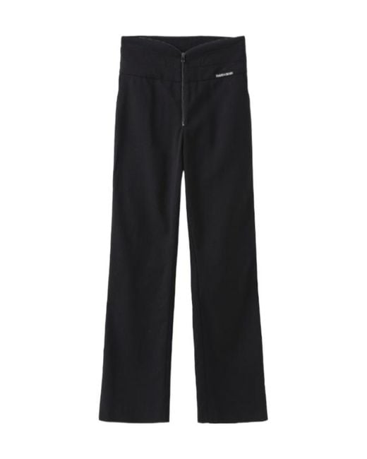 Marissa Chiara Black Zipper Casual Pants