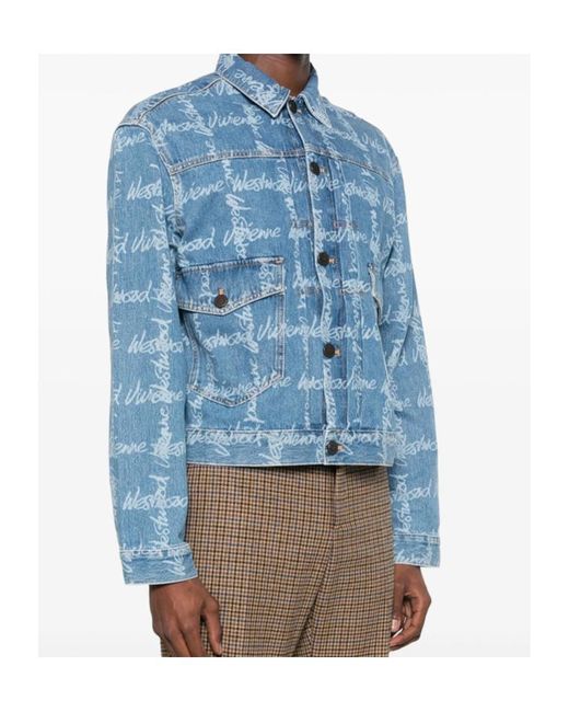 Vivienne Westwood Blue Marlene Jacket for men