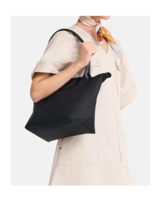 Longchamp Black Le Pliage One M Tote Bag