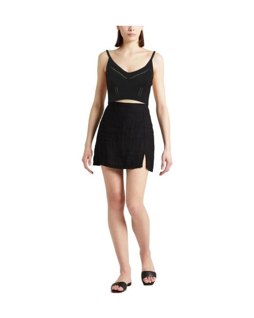 Max Mara Black Solid Color Tops