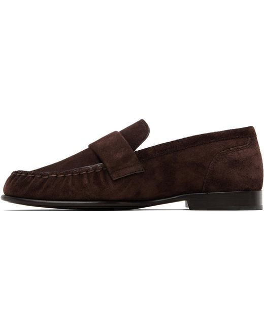 Jimmy Choo Brown Ellis Loafers