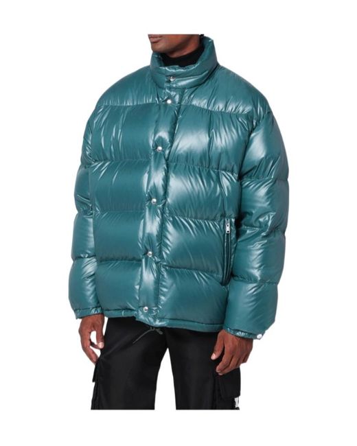 Prada Blue Medium-Weight Re-Nylon Down Jacket for men