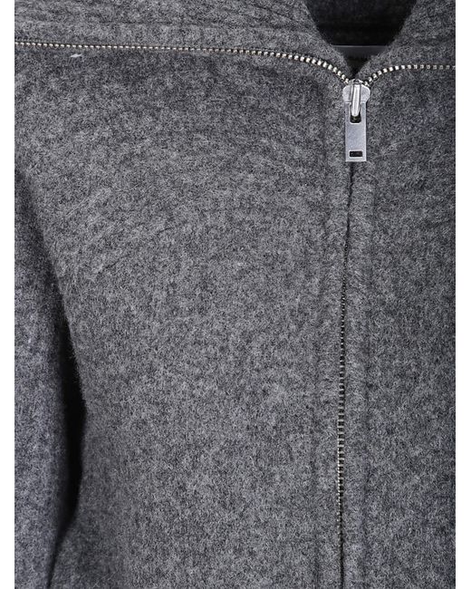 Samsøe & Samsøe Gray Cropped Knit Jacket