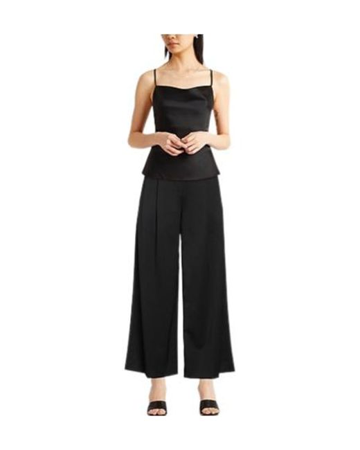 Max Mara Black Wide-Leg Trousers