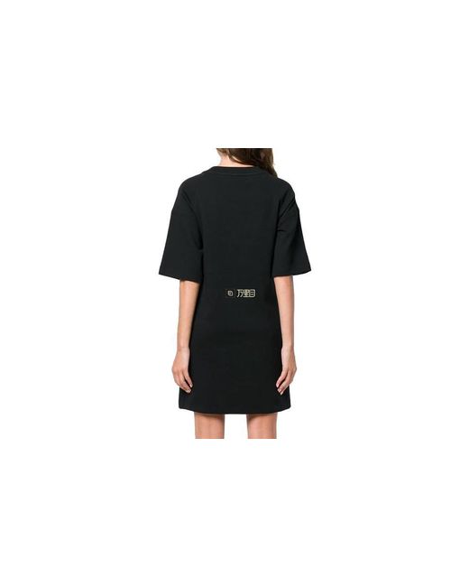 Moschino Black Printed Dress