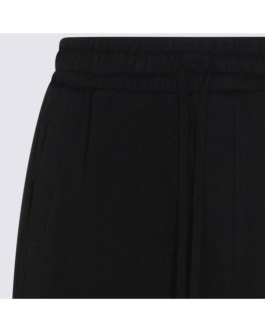 Thom Krom Black Drawstring Pocket Shorts for men