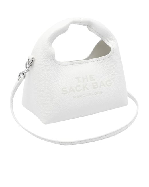 Marc Jacobs White The Micro Crossbody Sack Bag