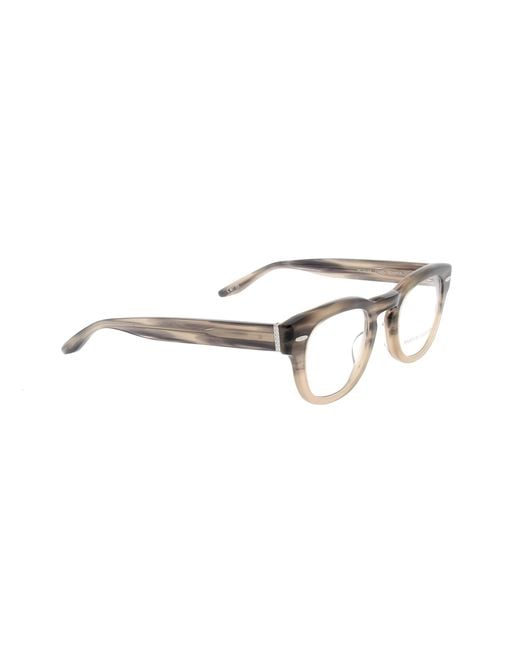 Barton Perreira Metallic Demarco Oval Frame Glasses for men