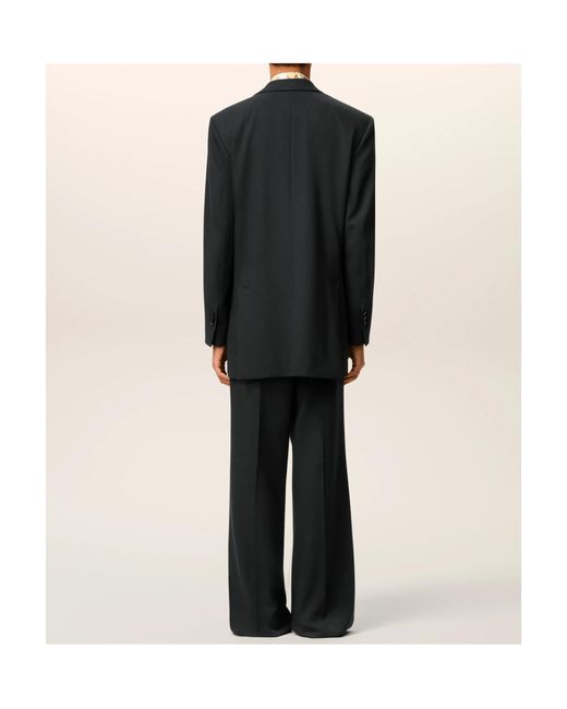 AMI Black Ami Single-Breasted Blazer for men