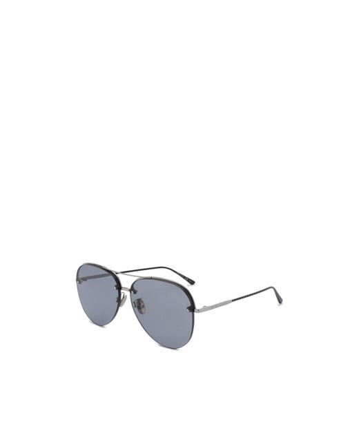 Bottega Veneta Metallic Logo Sunglasses for men