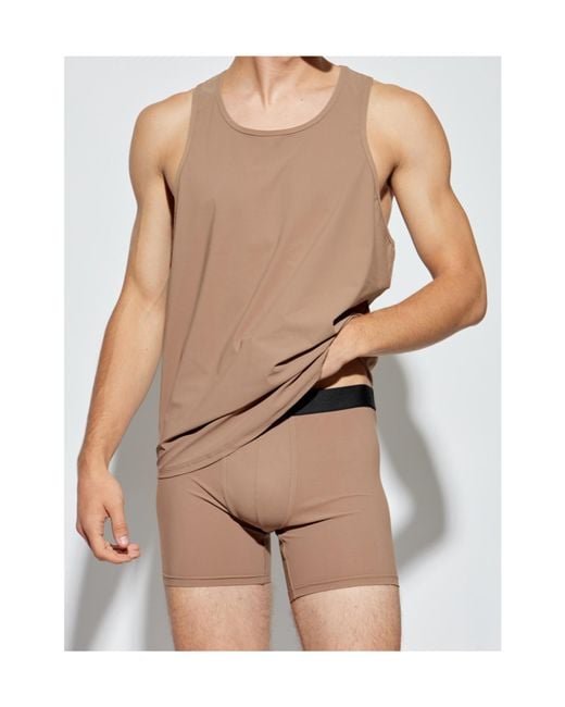DSquared² Natural Logo-Printed Vest for men