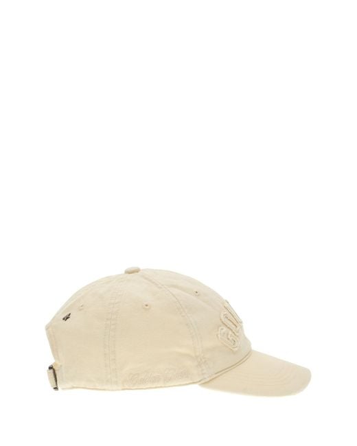 Golden Goose Deluxe Brand Natural Logo-Patch Star-Stud Baseball Cap for men