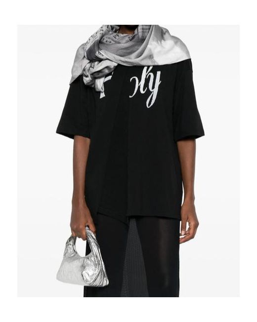 Ann Demeulemeester Black Crew Neck T-Shirt