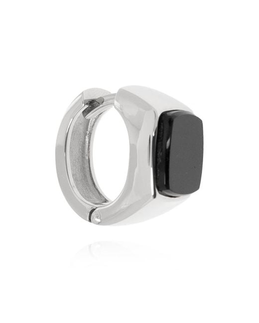 Lanvin Metallic Round Cufflinks for men
