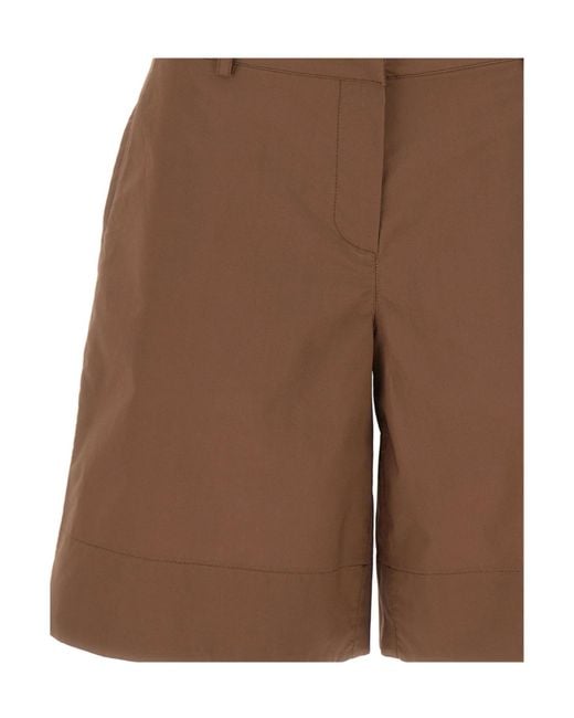 Kaos Brown Belt-Loop Shorts