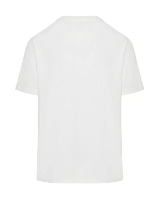 Bottega Veneta White Relaxed Fit Jersey T-Shirt for men