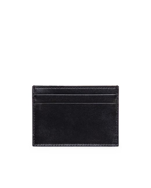 Off-White c/o Virgil Abloh Black Bookish Logo Printed Card Case for men